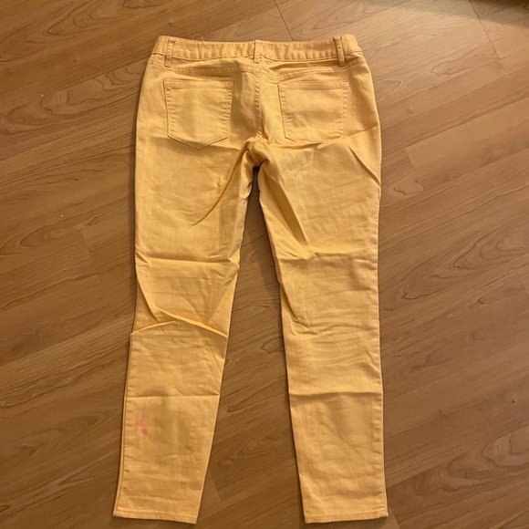 Peach Denim Skinny Jeans Size 6 - Picture 2 of 3